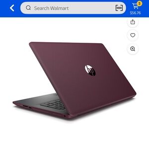 HP Maroon Laptop